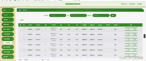 基于Python的家庭整理服務管理系統(tǒng)設計與實現